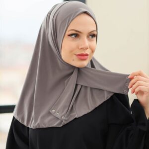 Easy Hijab Jersey Grey