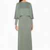 elegant-flowy-maxi-dress-angle-3-1 Model wearing an elegant flowy maxi dress in a light, soft fabric, perfect for comfort and style.